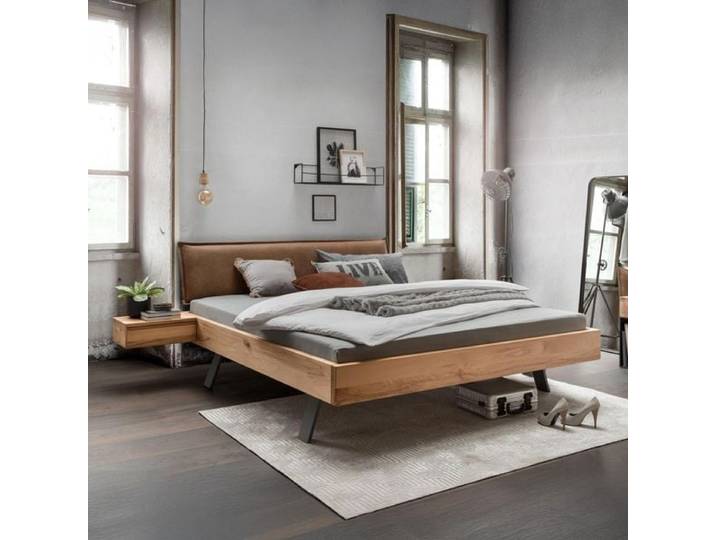 Bett Davan Komfort Kernbuche Massivholz 180x200cm skandinavisch, höhenverstellbar