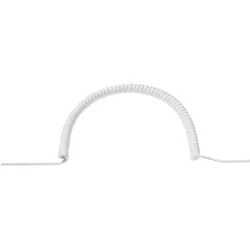 Bachmann Spiralleitung H05VV-F (4 m), Stromkabel, Weiss