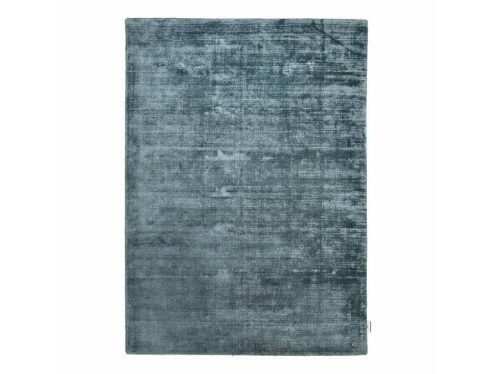 Tapis Shine Uni tissé à la main Bleu/Ardoise 160 x 230 cm Fibres synthétiques