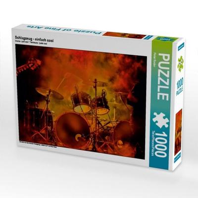 CALVENDO Puzzle Schlagzeug - einfach cool | 1000 Teile Lege-Größe 64x48cm Foto-Puzzle für glückliche Stunden