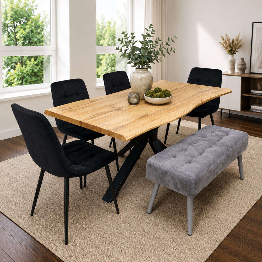 Fairmont Park 6 -Person Dining Set Brown 6
