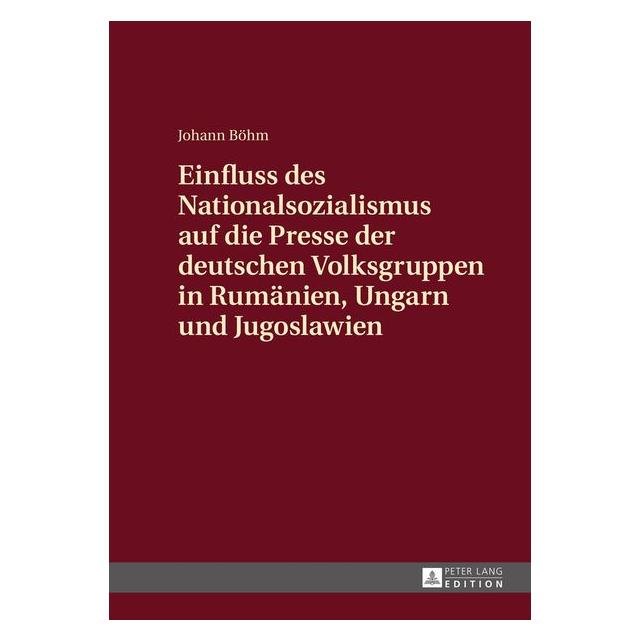 Peter Lang Böhm:Einfluss des Nationalsozialismus a (Deutsch, Hardcover, Johann Böhm) (67838476)