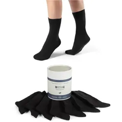 7er Pack Mustang Socken in Geschenkbox Herren 9999 - black 39-42