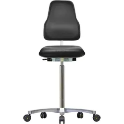 ESD Arbeitsstuhl hoch "WS 1611.20 KL XL Ergo ESD" Classic schwarz - schwarz
