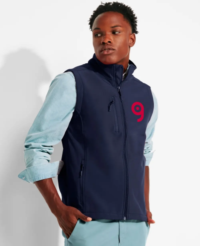 Gilet Quebec softshell uomo doppio strato con zip Personalizzate o neutre Roly