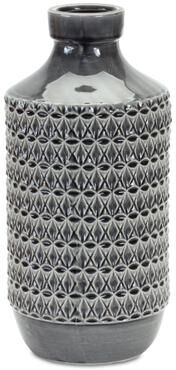 "Vase 14""H Terra Cotta by Melrose in Green"
