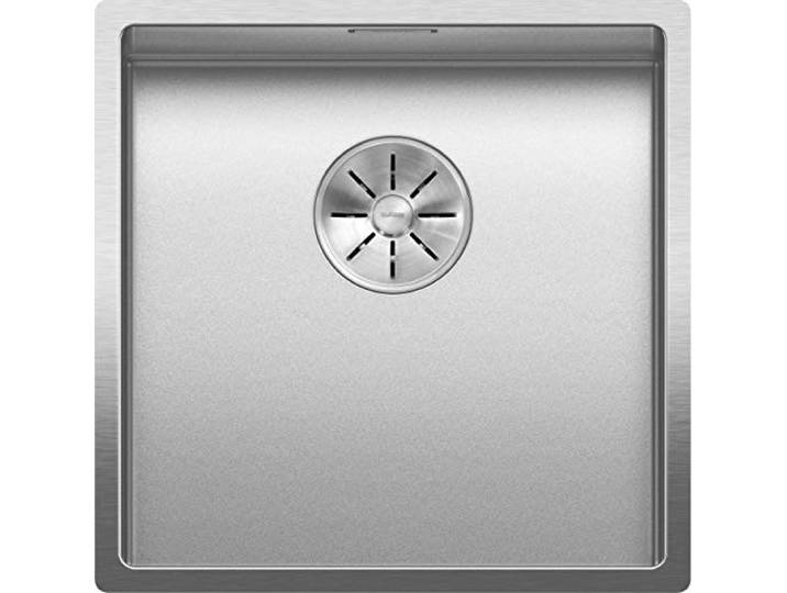 BLANCO CLARON 400-IF Durinox Edelstahl Spüle [44x44x19,9 cm] für 45 cm breite Unterschränke Widerstandsfähig gegen Kratzern Großes Beckenvolumen