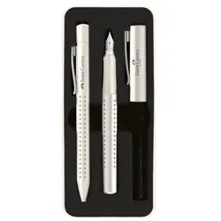 Faber-Castell Schreibgeräte-Set »Grip 2010« 2-teilig weiß