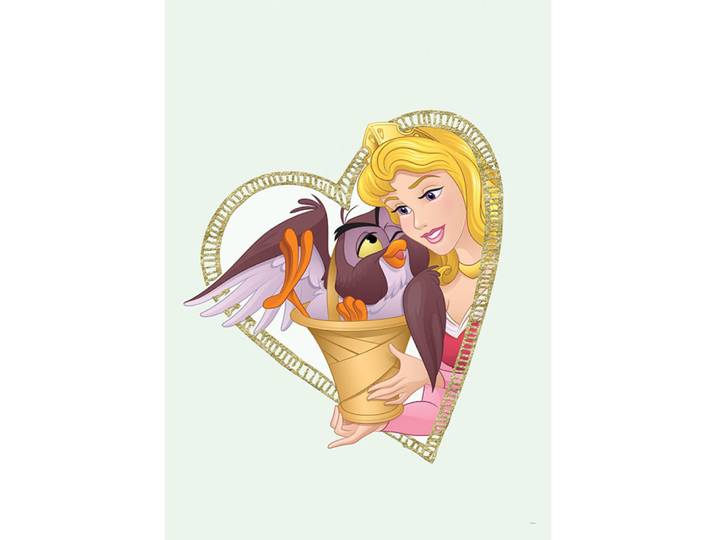 Poster Disney La Belle Au Bois Dormant - Portrait D'Aurore 50 Cm X 70 Cm