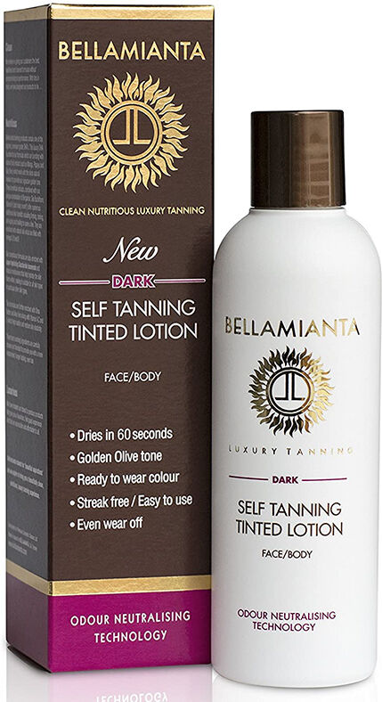 Bellamianta Self Tanning Tinted Lotion  Dark 200ml