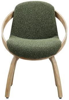 Art Leon Swivel Dining Accent Chair with Bentwood Frame