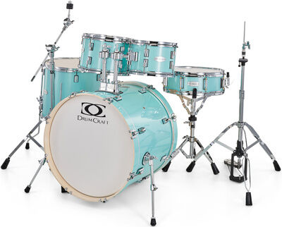 DrumCraft Series 3 Standard Set TQS Turquoise Sparkle