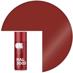 COSMOS-LAC Sprühfarbe RAL 3003, 400 ml, rubinrot, glänzend, Acryllack