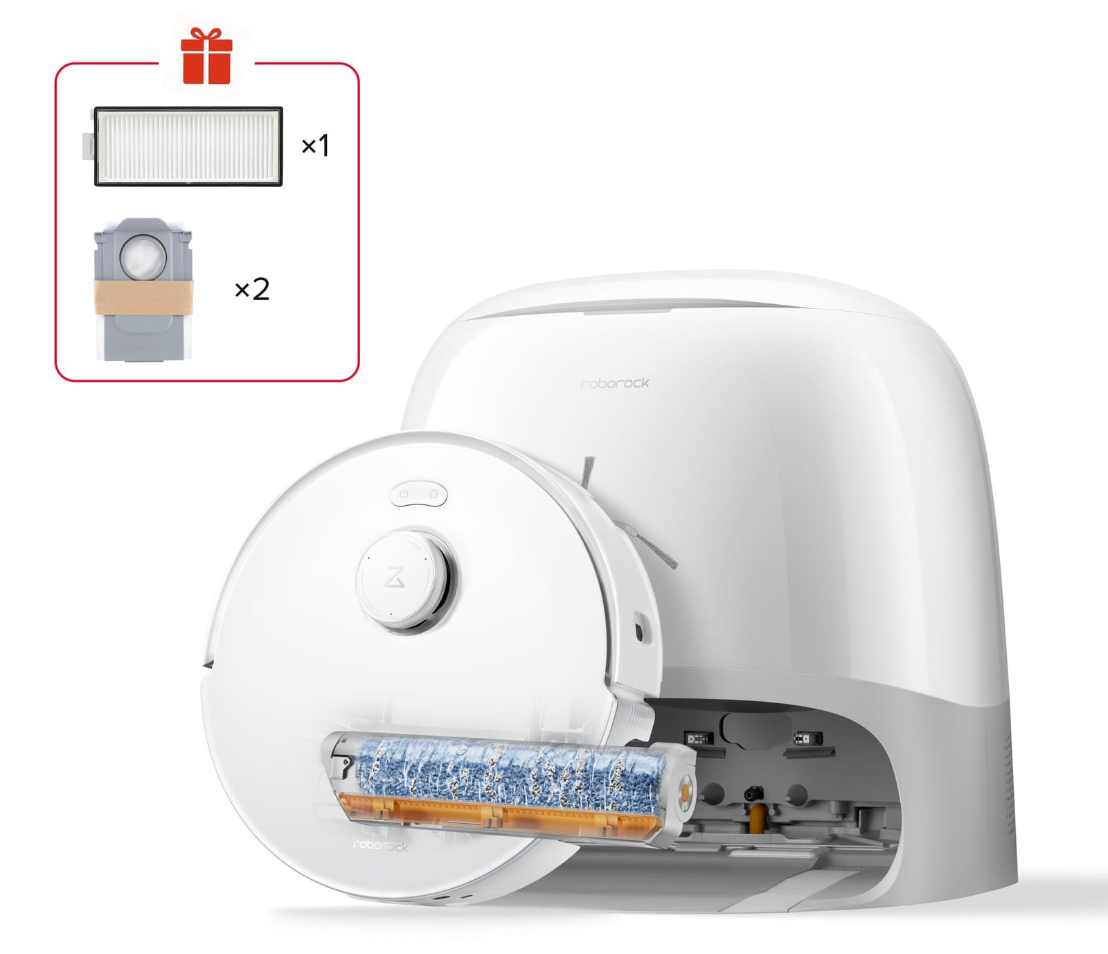 Roborock Qrevo Curv 2 Flow X, wit