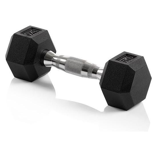 Hammer Fitness Hexagon Kompakthantel 3 kg (1 x 3 kg) (17303)