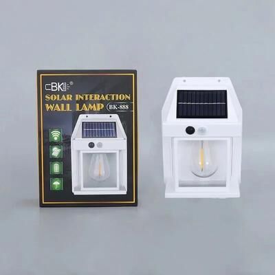 Uplift Picks Solar Motion Sensor Wall Lantern For Safer Garden Patio Outdoor Lighting white