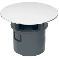 Geberit Ventilabdeckung 241993011 mit integriertem Überlauf, für WT-Anschluss, weiß, Sanitärkeramik
