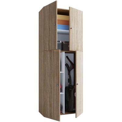 Holz Besenschrank Staubsauger Putzschrank Lona