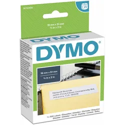 DYMO LabelWriter MultiPurpose - Weiß - 19 x 51 mm 500 Etikett(en) (1 Rolle(n) x ...