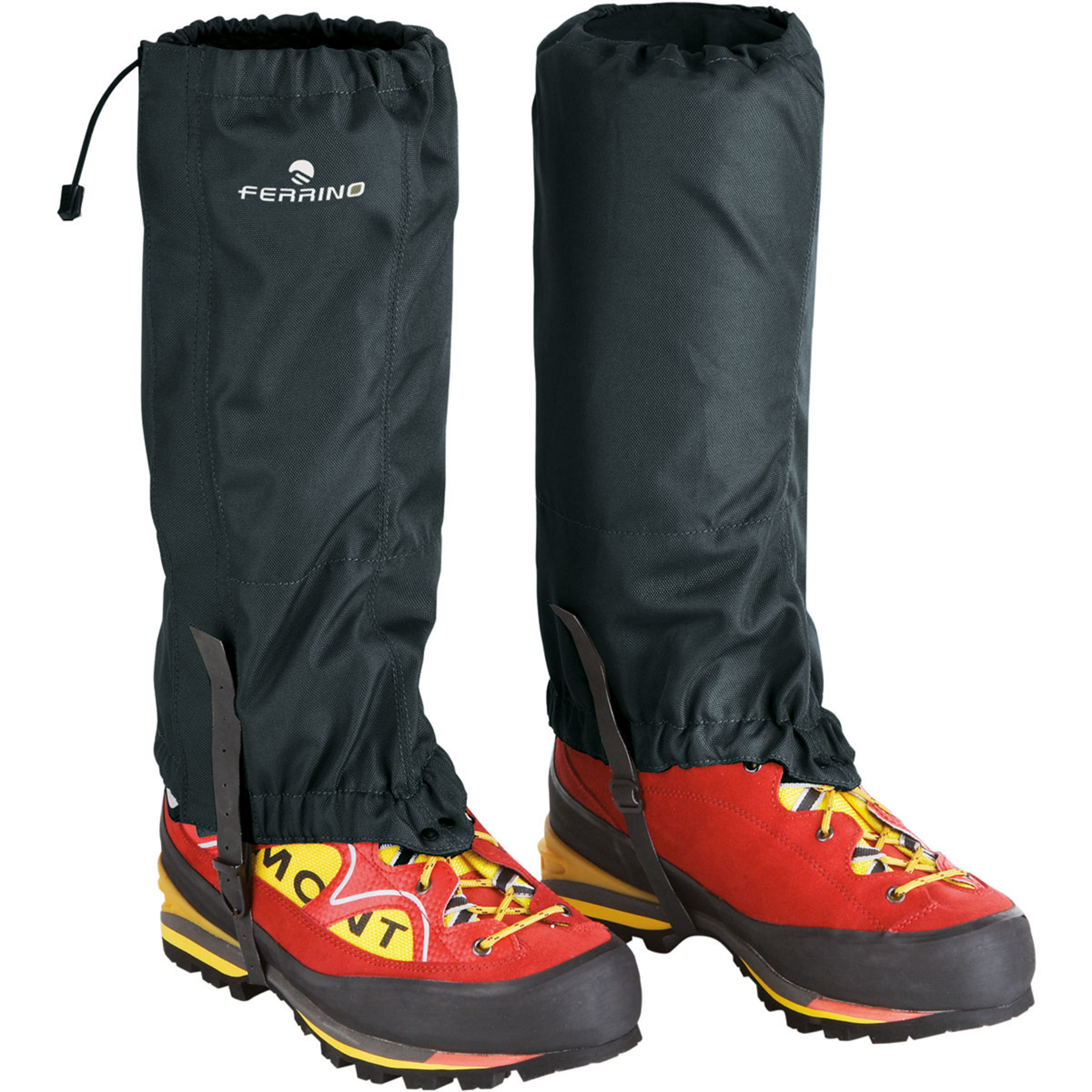 Ferrino Cervino Gamaschen Gamaschen schwarz Trekking Winddicht Wasserabweisend