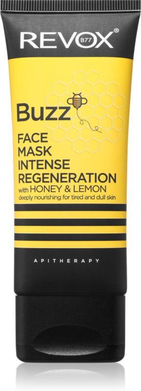 Revox B77 Buzz Face Mask Intense Regeneration regenerating mask with nourishing effect Lemon & Honey 65 ml