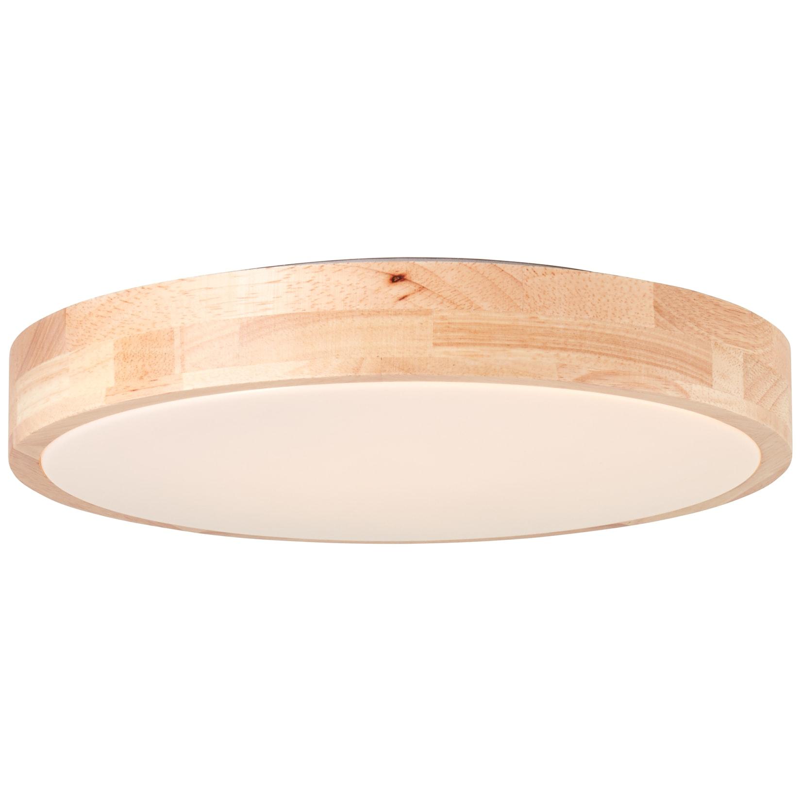 Brilliant Moreen LED Deckenleuchte 34cm holz, Holz/Kunststoff/Metall, 1x 14 W LED integriert, (Lichtstrom: 1300lm, Lichtfarbe: 3000-4500K)