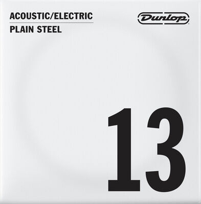 Dunlop Plain Steel Single String 013