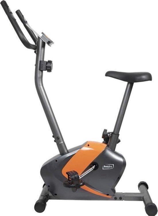 Hometrainer mit Magnetwiderstand - Verstellbarer Sattel - 2 kg Schwungrad - Metall - Schwarz - Fitnessfahrrad