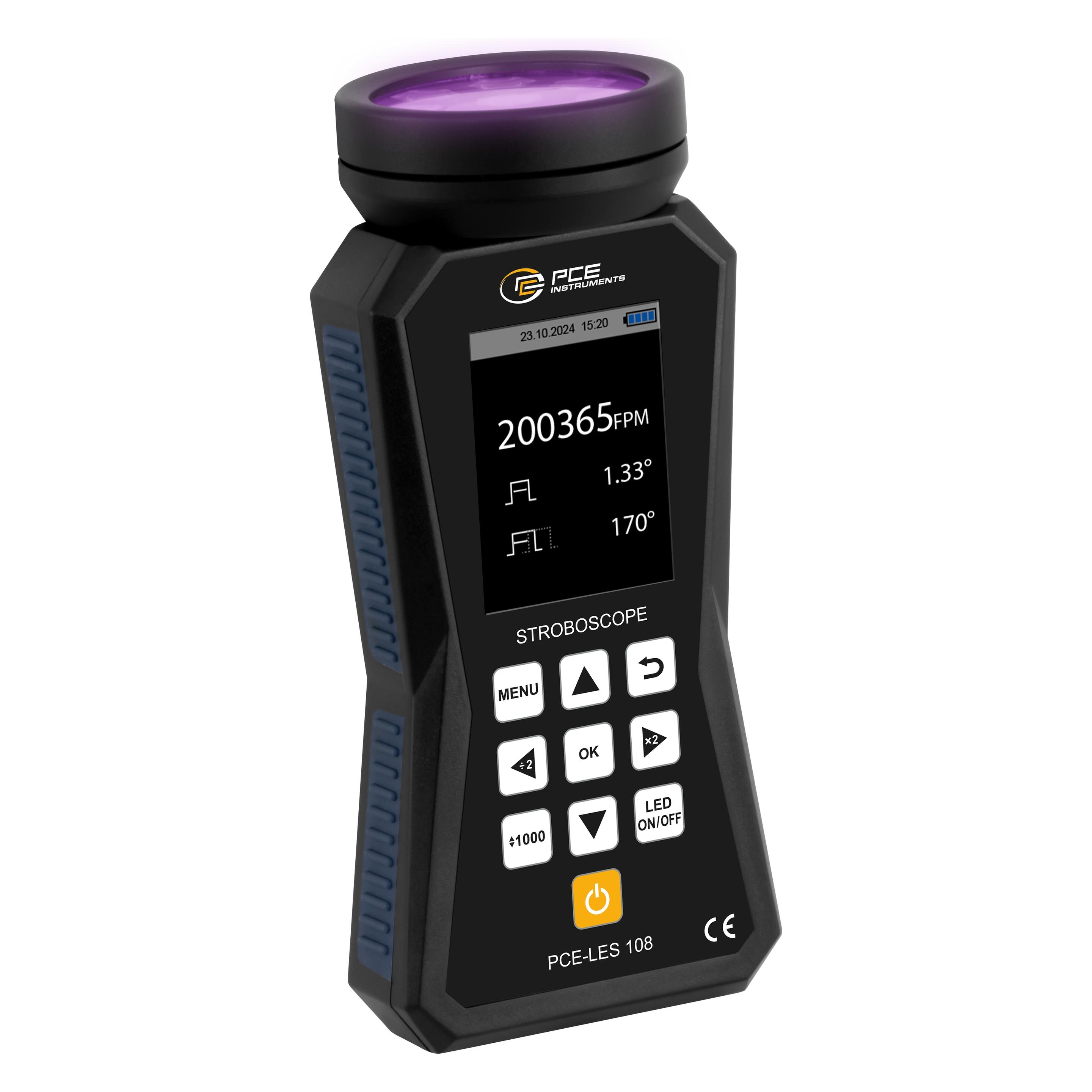 PCE Instruments PCE-LES 108UV-365 LED-Stroboskop Anzahl LEDs (Details):8 St. S (LED) (PCE-LES 108UV-365)