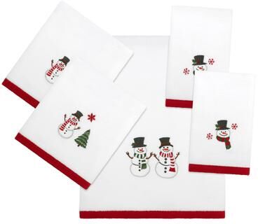 Avanti Linens Avanti Winter Snowman 5-Piece Towel Set (B2H2T)