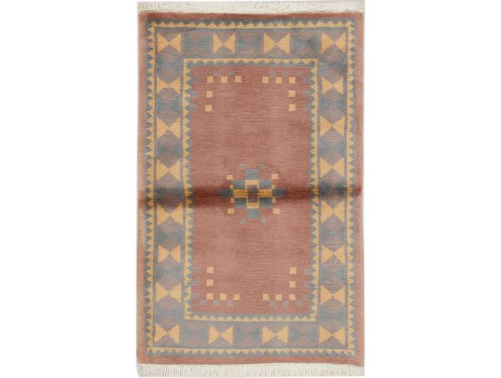 Nepal Teppich 97x153 Handgeknüpft Orientteppich Wolle