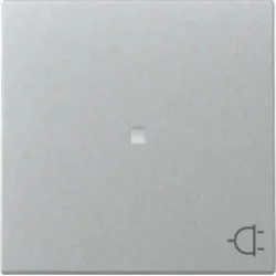 Gira 329126 Wippe Kontrollfenster+Symbol Steckdose System 55 Farbe Aluminium