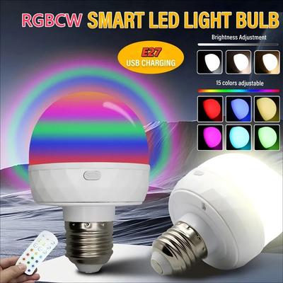 Uplift Picks Rechargeable Amber RGB Wall Sconce With Remote light (no Lampshade)