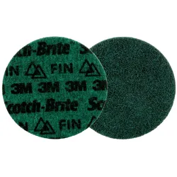 3M Scotch-Brite Präzisions-Vliesscheibe, PN-DH, Fein, 100 mm x keine Bohrung