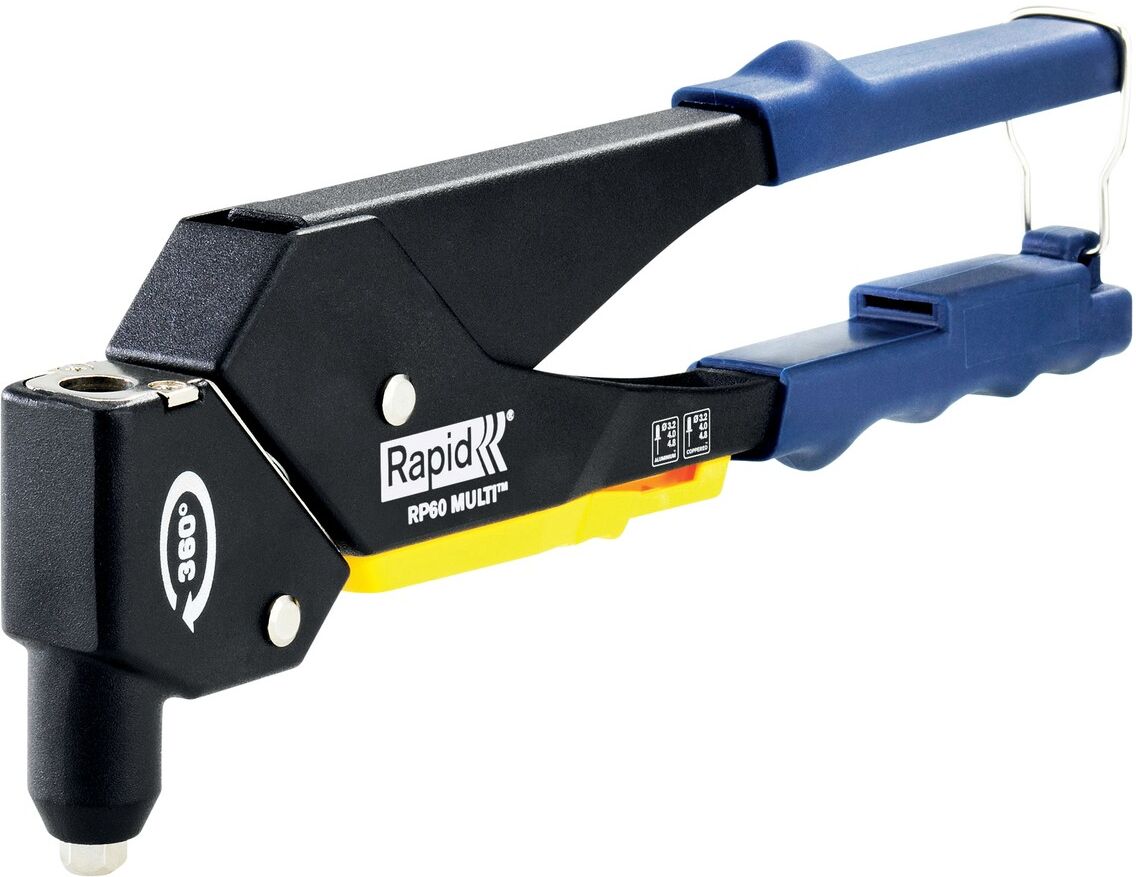 Isaberg Rapid AB Rapid RP60 MULTI Blindnietzange mit drehbarem Kopf, 1 Nietzange