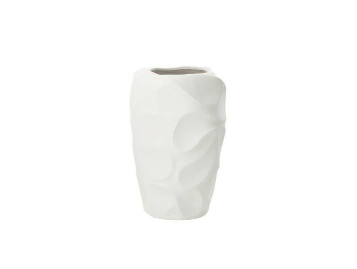 Ambia Home Dekovase, Weiss, Keramik, 27.5x43x27.5 cm, Dekoration, Vase, Keramikvasen