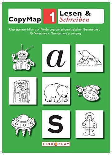 LingoPlay GmbH & Co. KG - CopyMap 1: Übungsmaterialien zur Förderung der phonologischen Bewusstheit 1: Lesen & Schreiben - Für Vorschule und 1. Klasse - Preis vom 13.10.2026 11:25:28 h