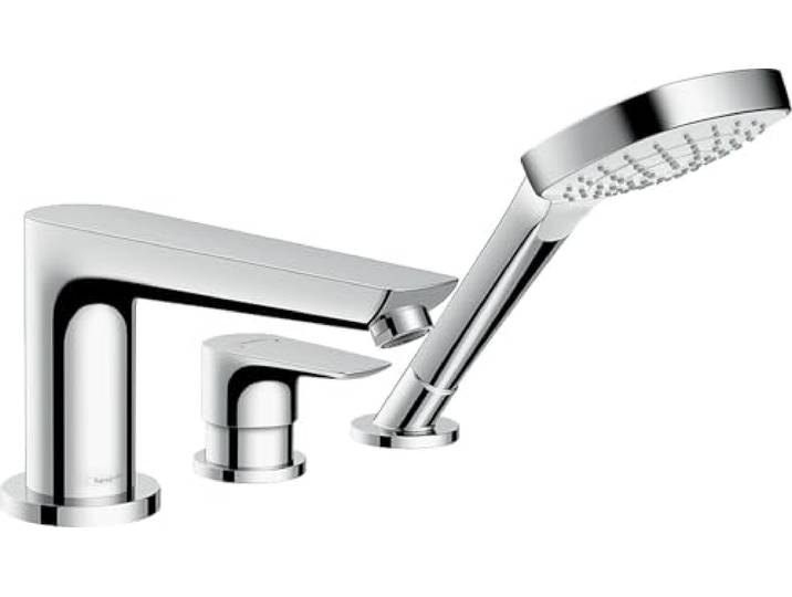hansgrohe Talis E Set de finition mitigeur 3 trous pour montage sur bord de baignoire\, chromé\, 71730000