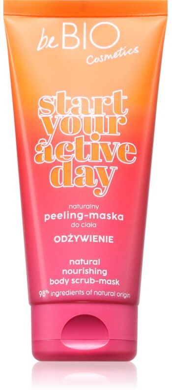 beBIO Start Your Active Day nourishing body scrub 200 ml