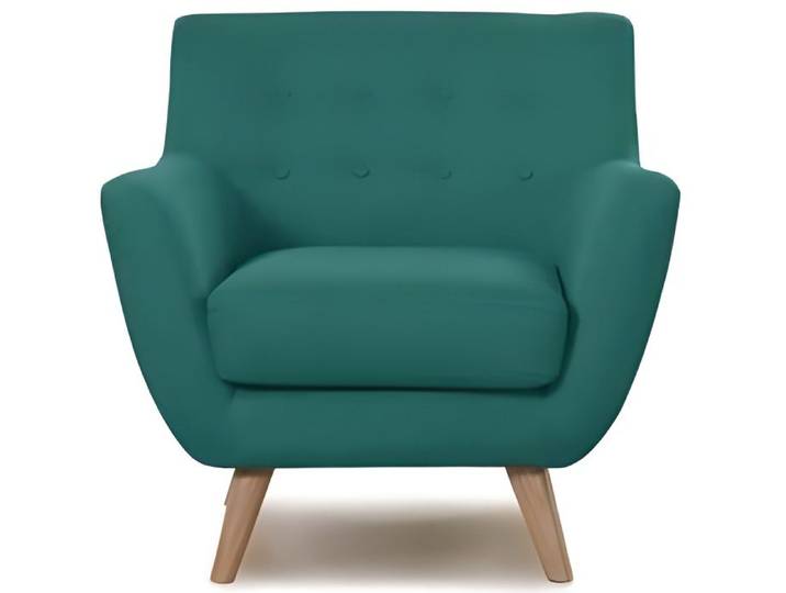 Fauteuil scandinave 1 place vert - Nils - DESIGNETSAMAISON