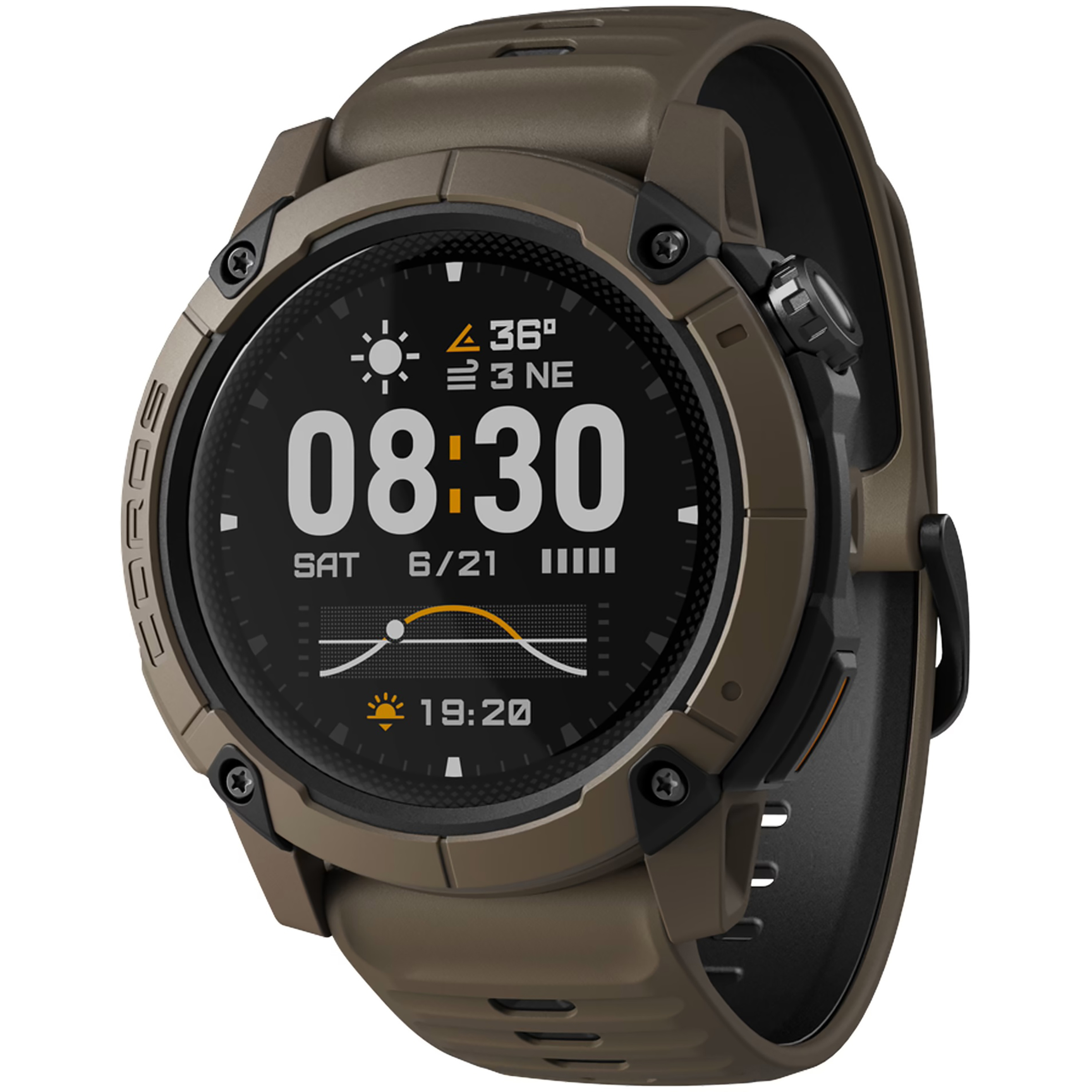 Coros Nomad GPS-Uhr GPS Uhren braun Camping