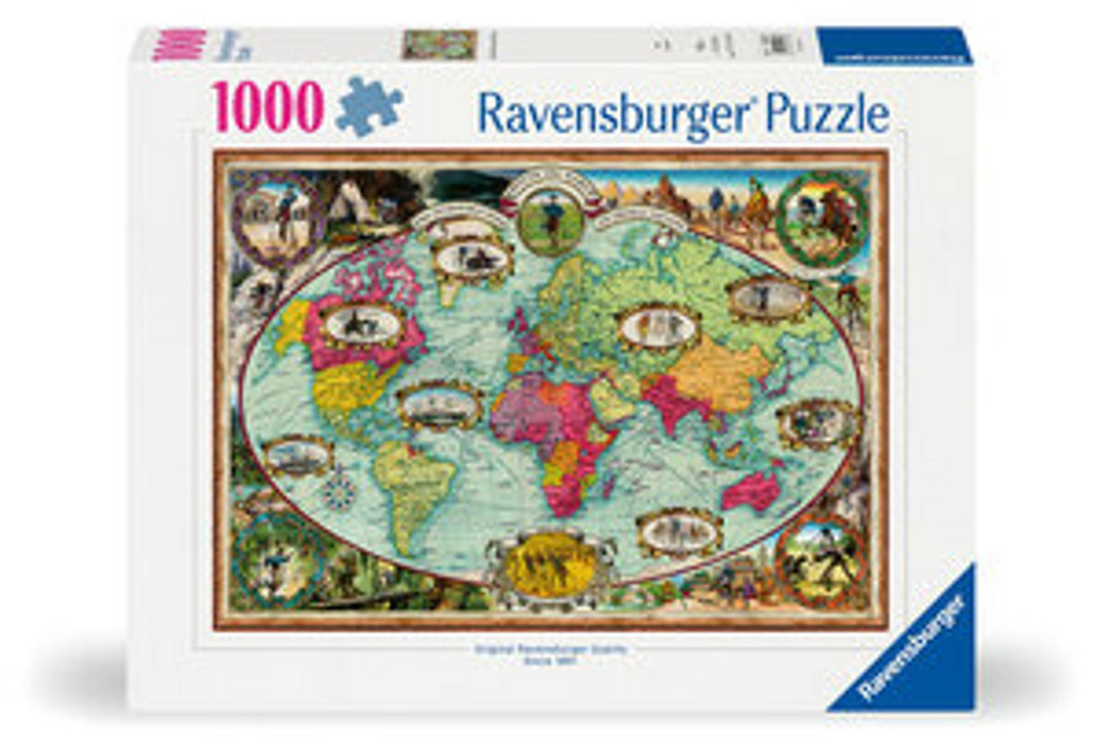 Ravensburger Wereldreis met de fiets puzzel