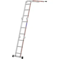 Hymer-Leitern, Leiter + Gerüst, Hymer Vielzweckleiter 4 x 3 Sprossen inklusive Plattform (Anlegeleiter, Stehleiter, 347 cm)