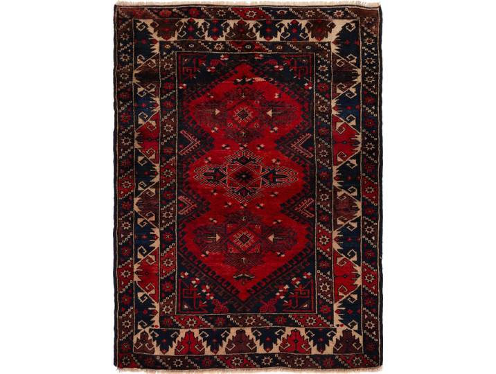 Turkey Anatolia Alt Teppich 132x180 Handgeknüpft Orientteppich Wolle