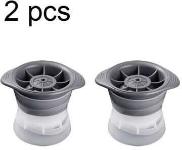 Perfect Picks Market Premium Whiskey Ice Ball Mold Set Large Silicone Ice Sphere Mold For Perfect Cocktail Ice Balls gray 2