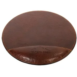 Alpenleder Mousepad »MEERSBURG« Brandy, 23.5x1x23.5 cm