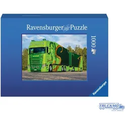 Ravensburger Puzzle Müller Scania CS20HD 590 V8 Hängerzug Showtruck Puzzle 1000 Teile LT1297