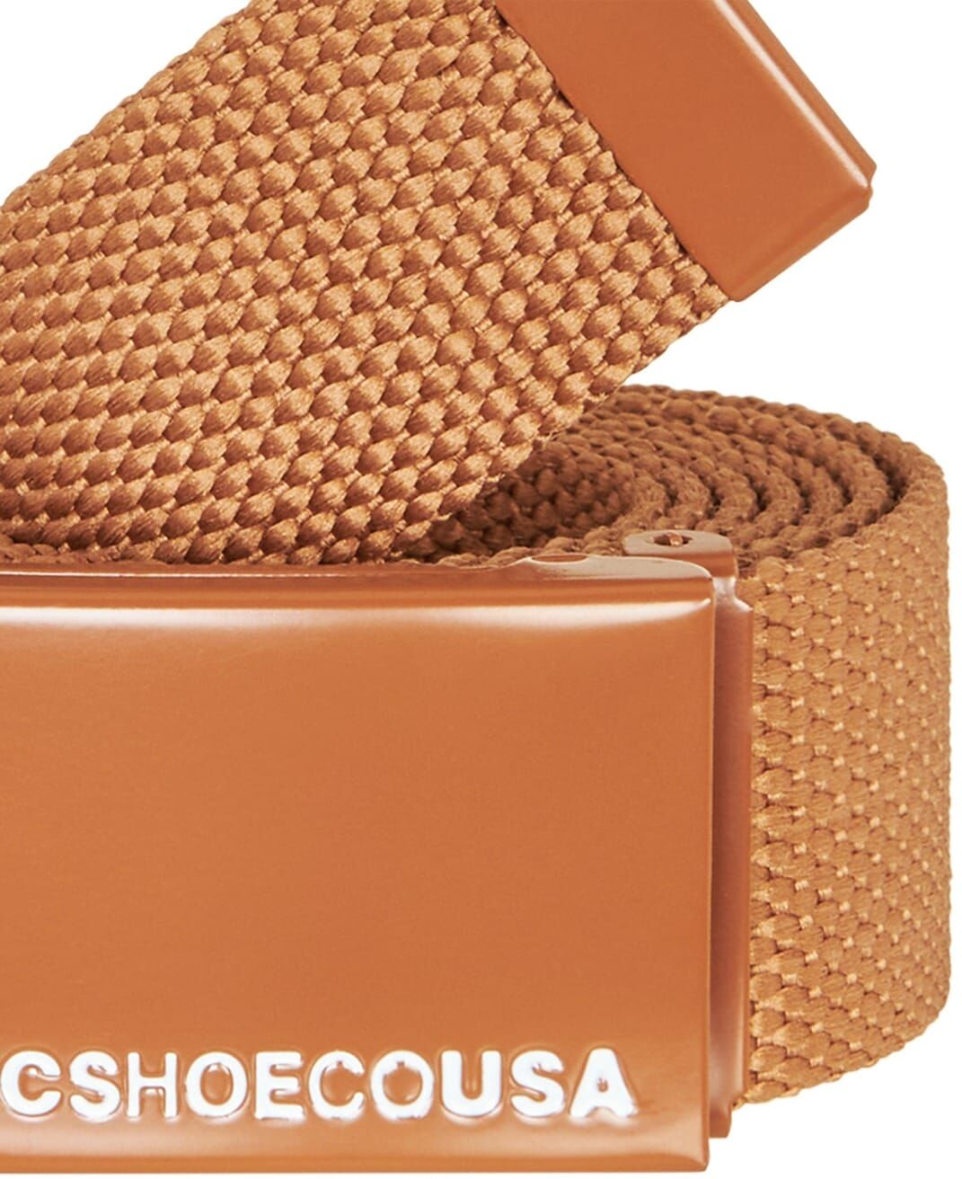Synthetikgürtel DC SHOES "Web", Herren, braun (golden braun), Kunstfaser, Gürtel Synthetikgürtel golden braun Einheitsgröße