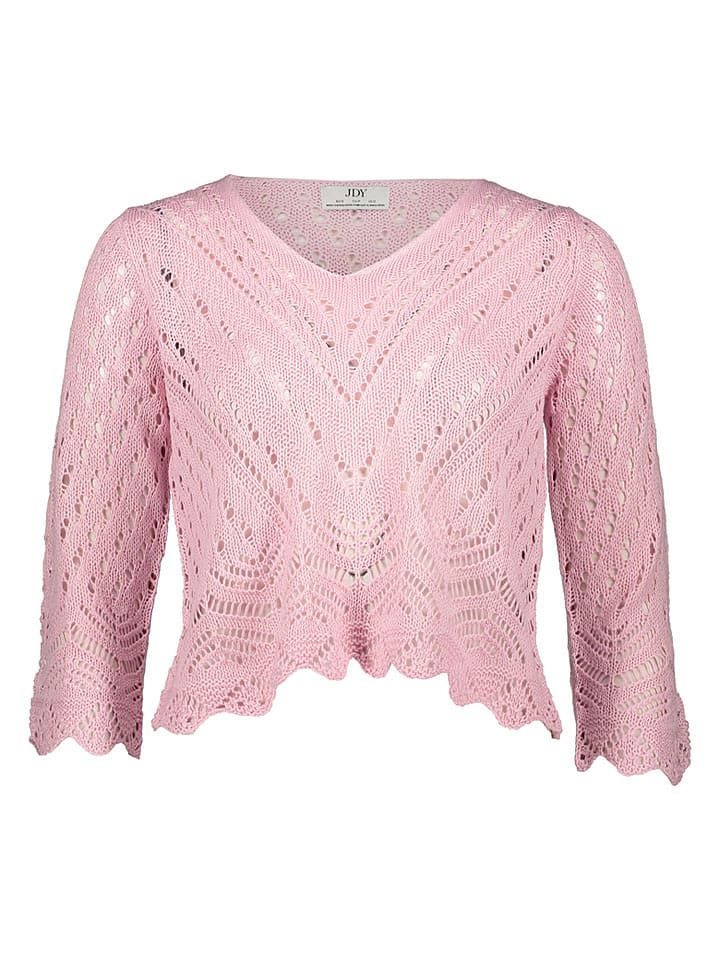 JDY Pullover "New Sun" in Rosa - L