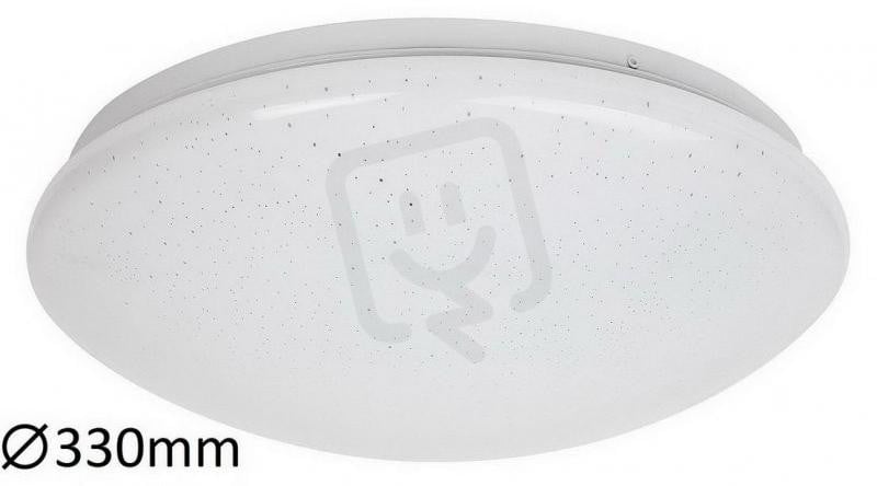 Rabalux Lucas Plafondlamp, LED, Wit, Rond, Diameter: 33 cm